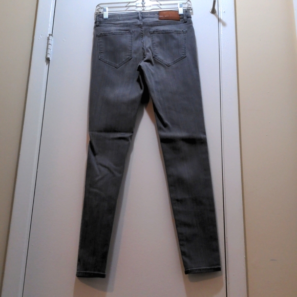 All Saints Grey Washed Skinny Jeans - Picture 4 of 8